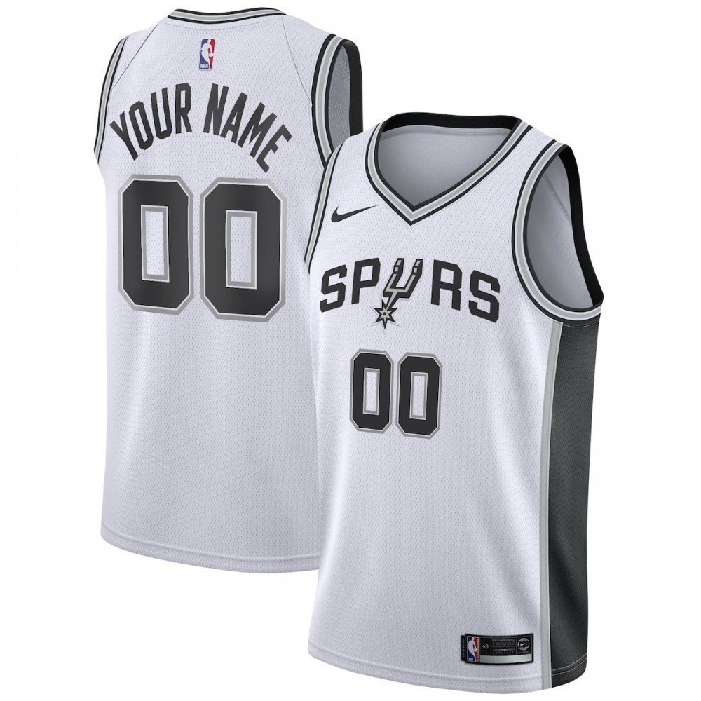 San Antonio Spurs Custom Swingman Jersey White - Association Edition-Pro Kit Vault | Brand New 26/27 Sports Jerseys
